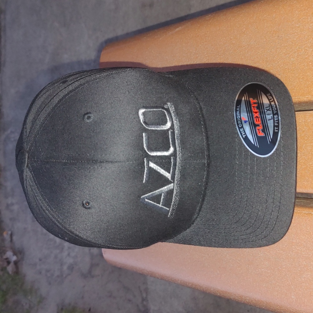 AZCO Embroidered Logo Flexfit Cap Hat L-XL